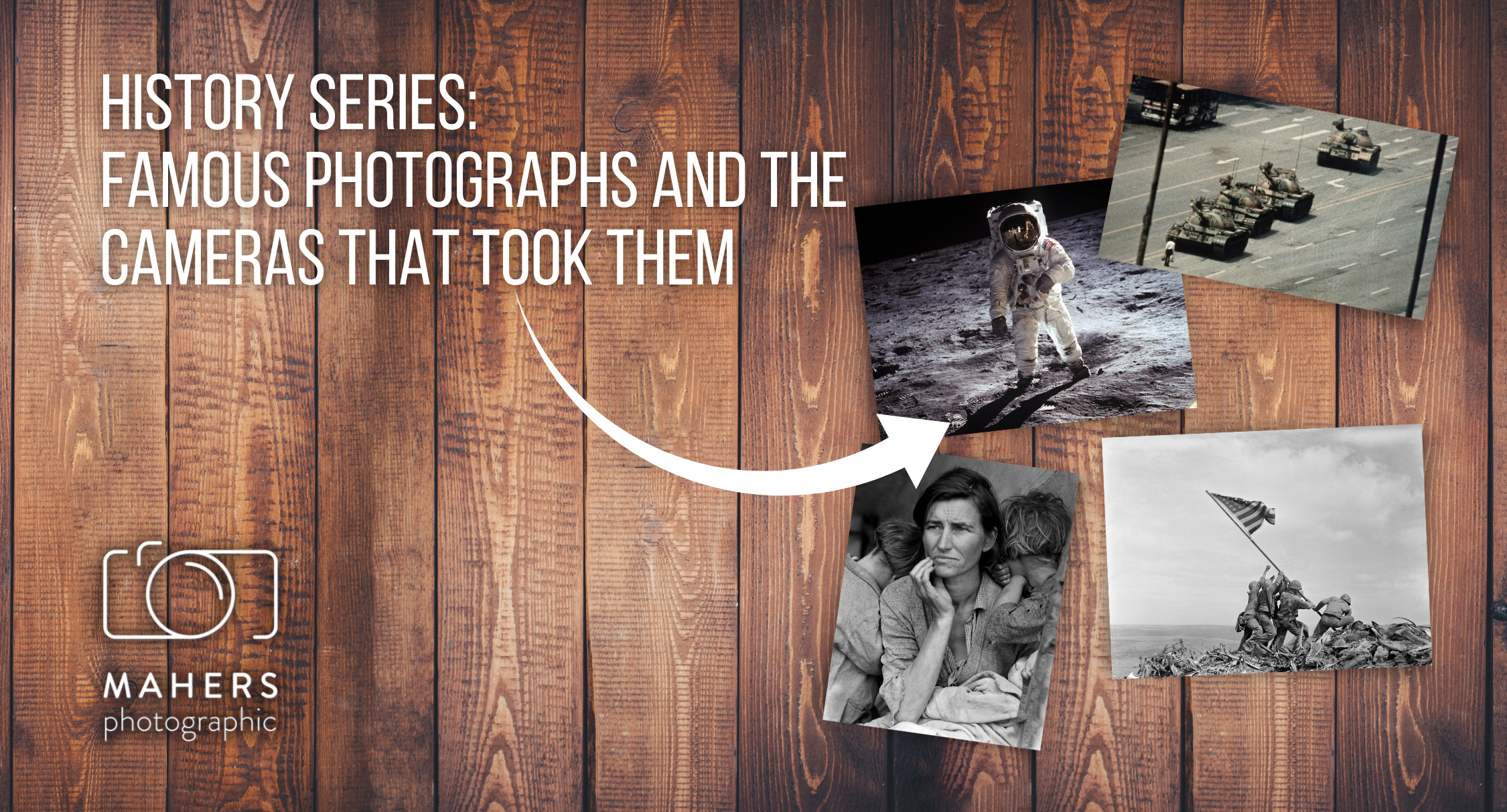 Famous photographs and the cameras that took them
