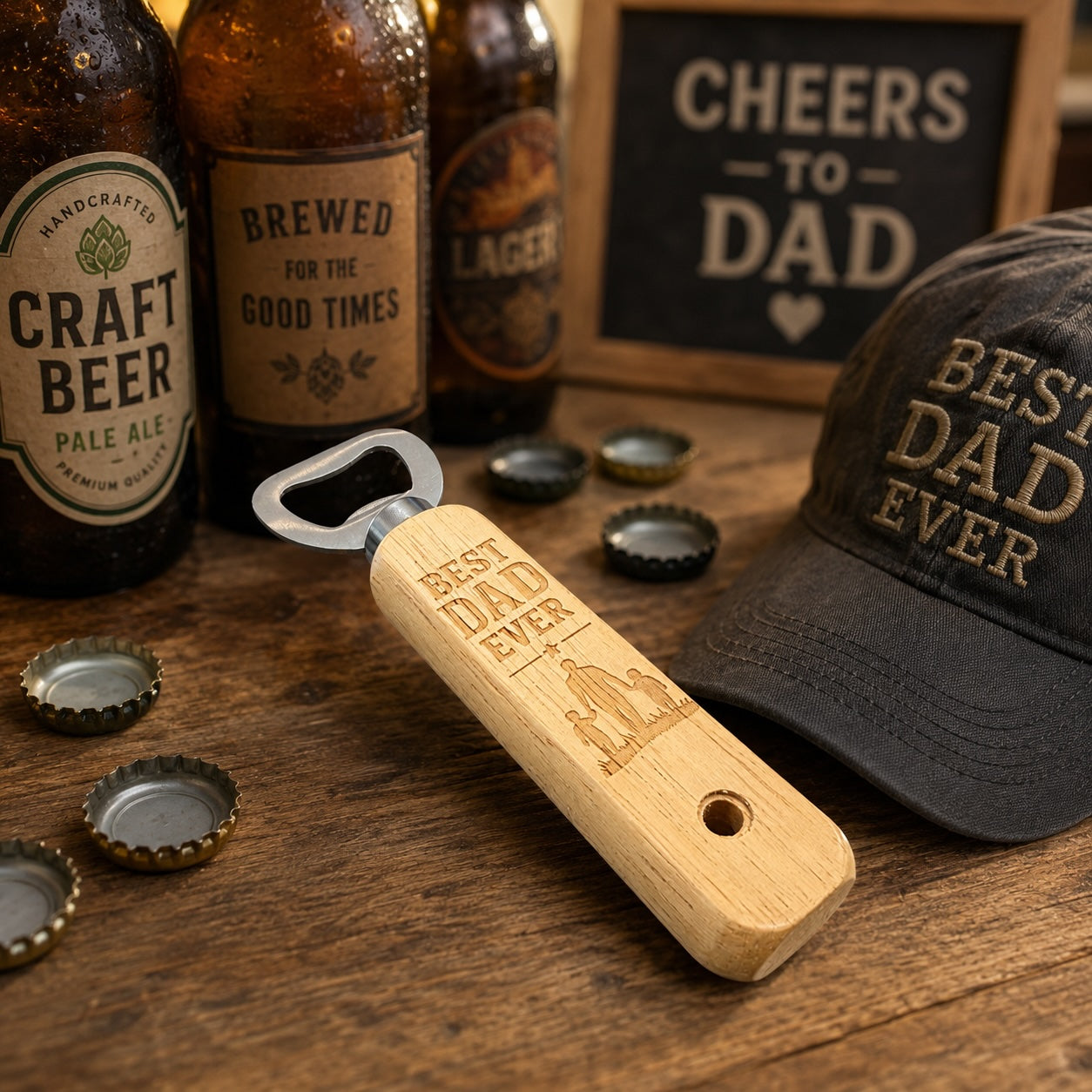 Wooden Bottle Opener