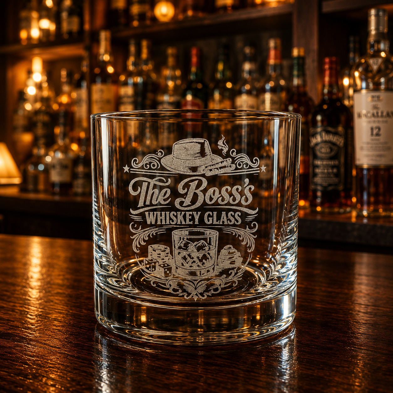 Personalised Crystal Whiskey Glass
