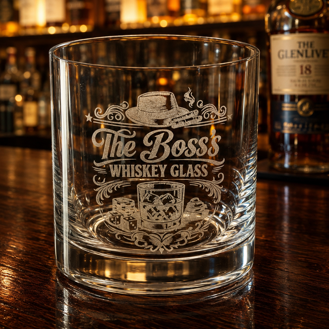 Personalised Crystal Whiskey Glass