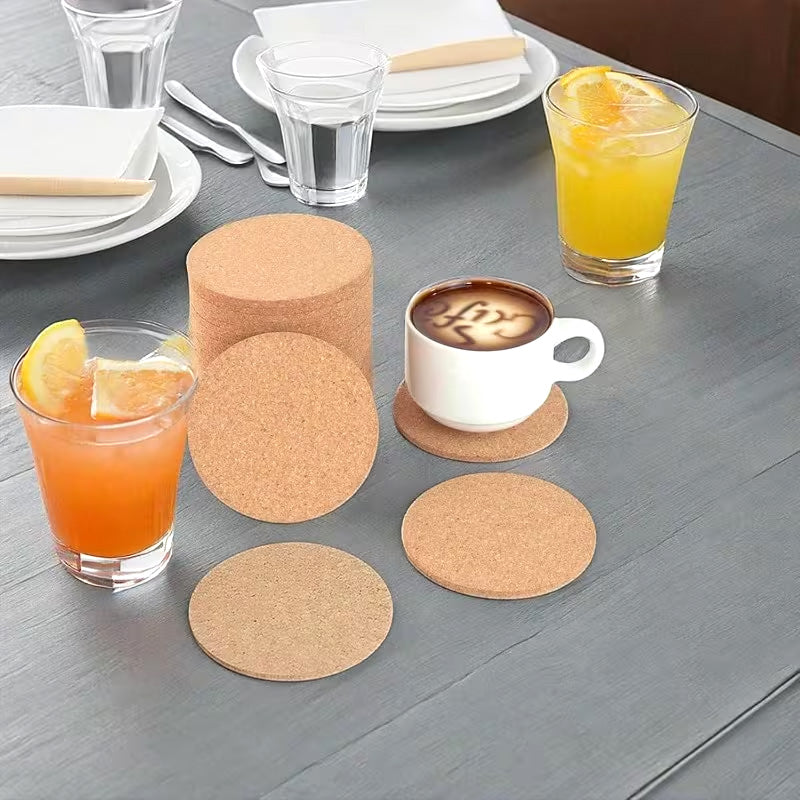 Round Cork Coaster