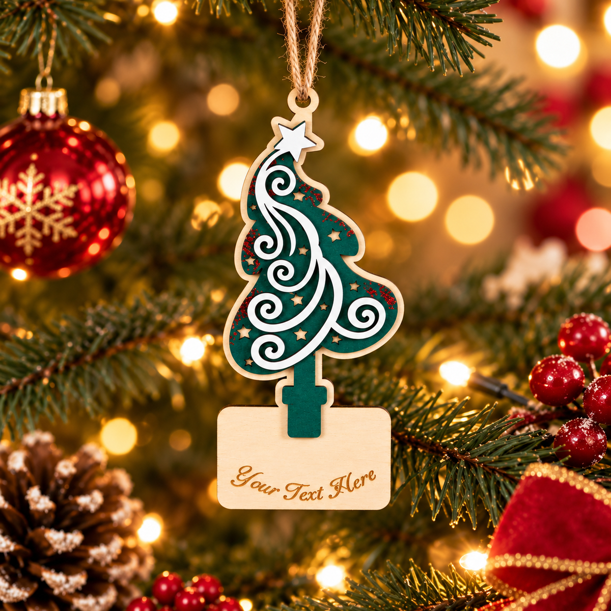 Personalised Christmas Decoration